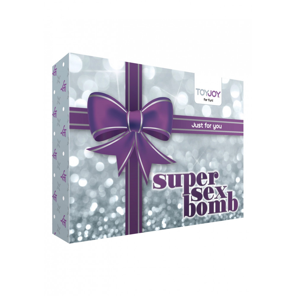 - Набор БДСМ секс игрушек Toy Joy Super Sex Bomb, 9 предметов, фиолетовый 1