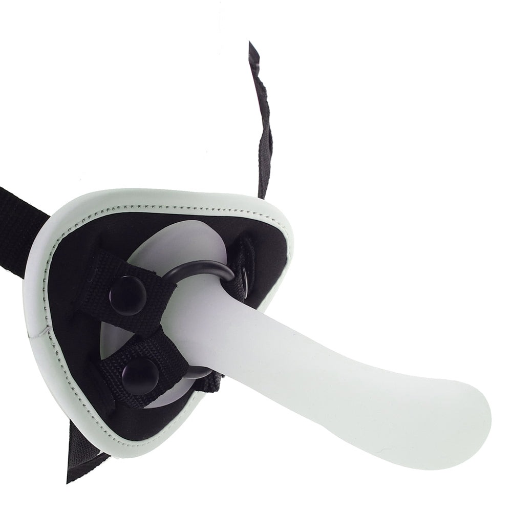 Різне - Набір БДСМ люмінесцентний Whipsmart Glow In The Dark страпон, маска на очі та мотузка 2