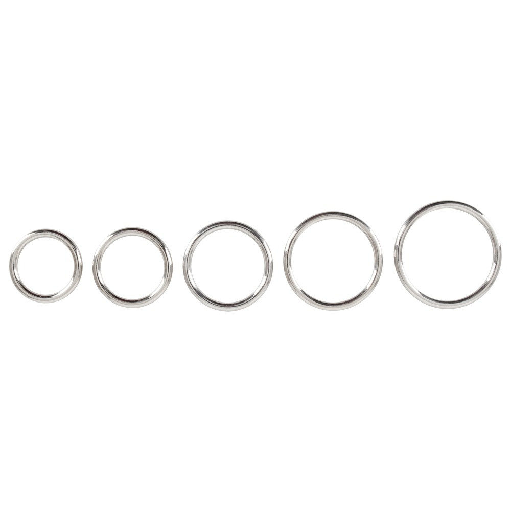 Эрекционное кольцо - Набор эрекционных колец BK Metall-Ringe 5er 5