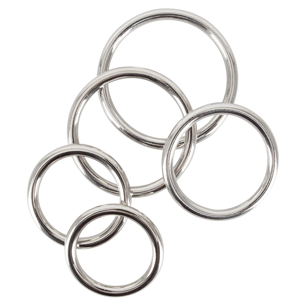 Эрекционное кольцо - Набор эрекционных колец BK Metall-Ringe 5er 4