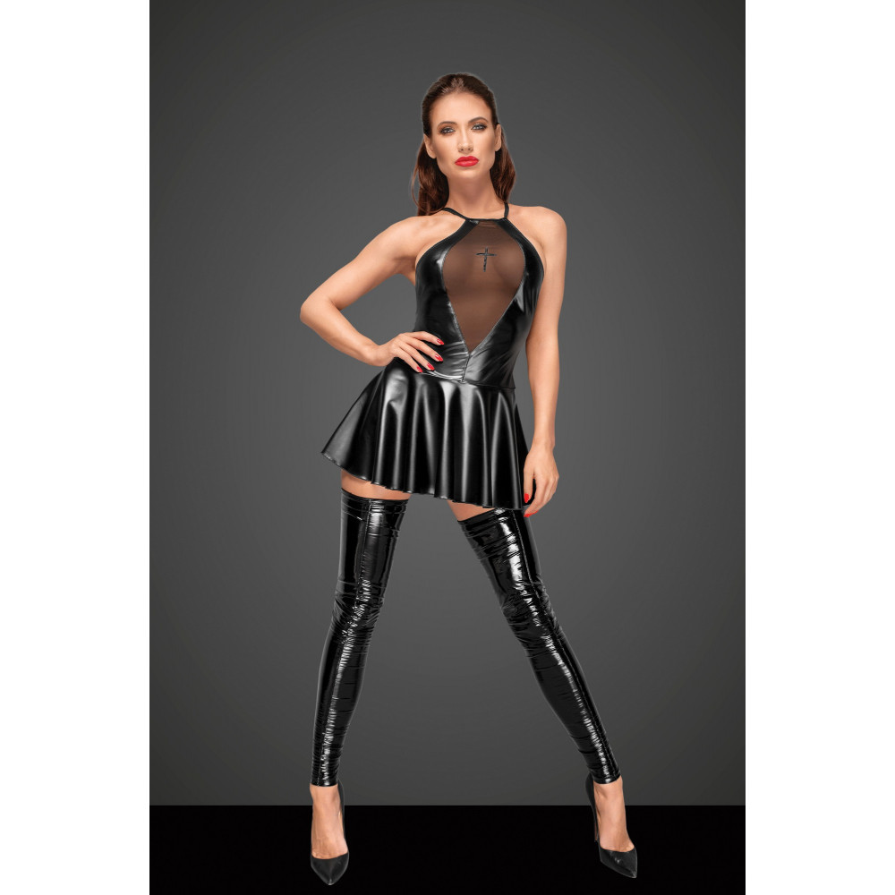 - Сукня з накаткою у вигляді хреста Noir Handmade F184 чорна, XL 1