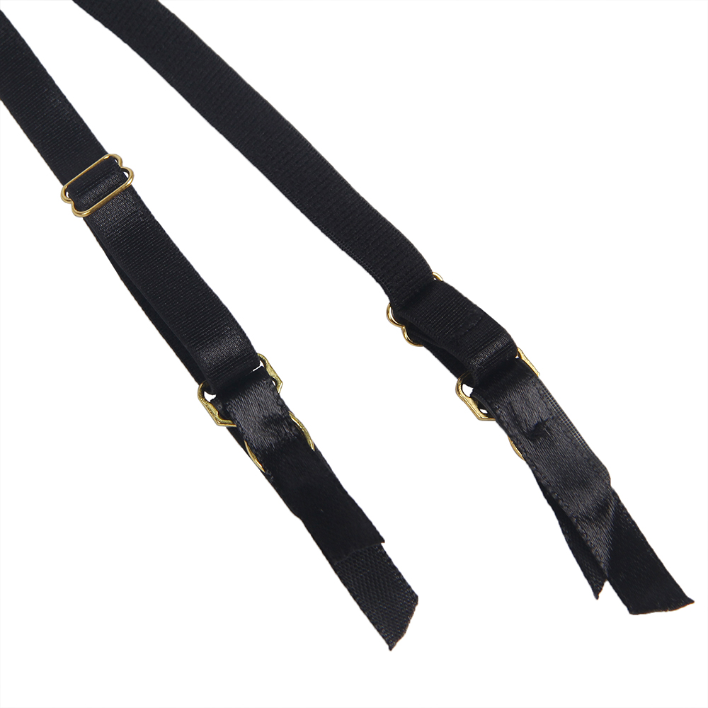 Різне - Пояс мереживний з підв'язками для панчіх Star Night з трусиками, чорний, XS-S 5