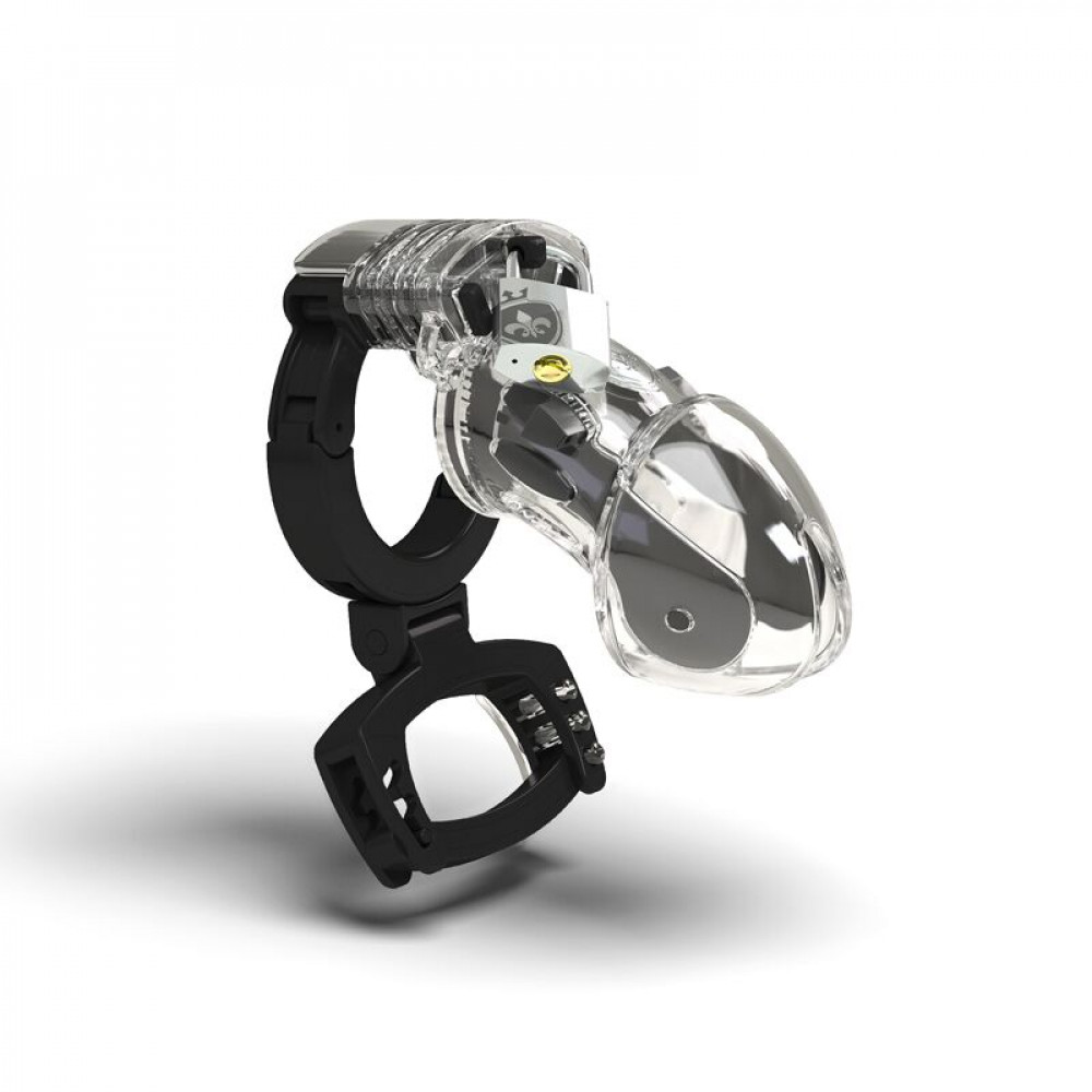 Разное - Клетка для члена с электростимуляцией Mystim Pubic Enemy No 3 - with Ball Squeezer