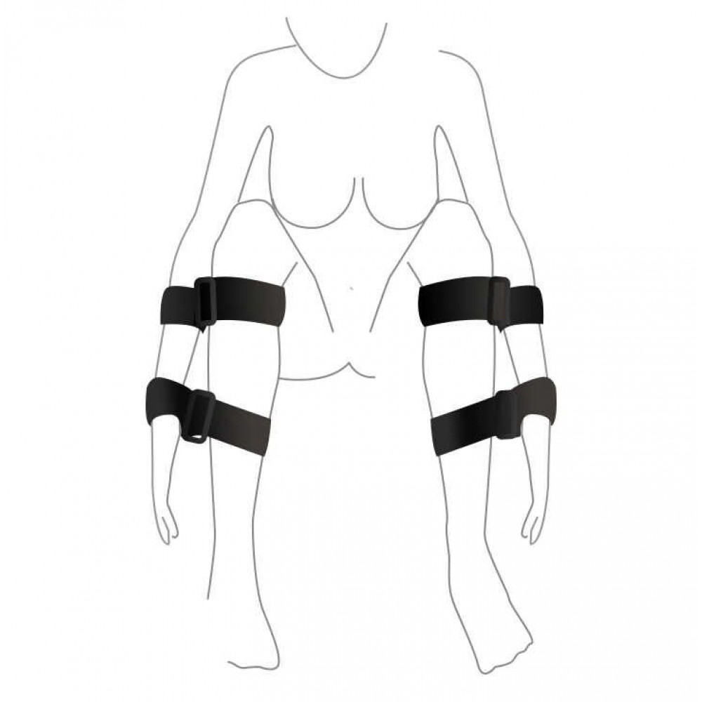БДСМ наручники - Набор для фиксации Art of Sex - BDSM Hands to feet Simple 3