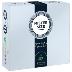 Презервативы Mister Size - pure feel - 47 (36 condoms), толщина 0,05 мм