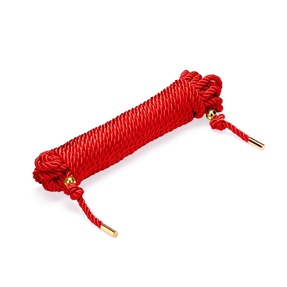 Наручники, веревки, бондажы, поножи - Веревка для Шибари Liebe Seele Shibari 10M Rope Red