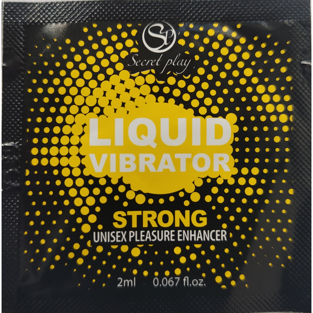  - Стимулюючий гель Secret Play - Strong Liquid Vibrator sachet, 2 ml