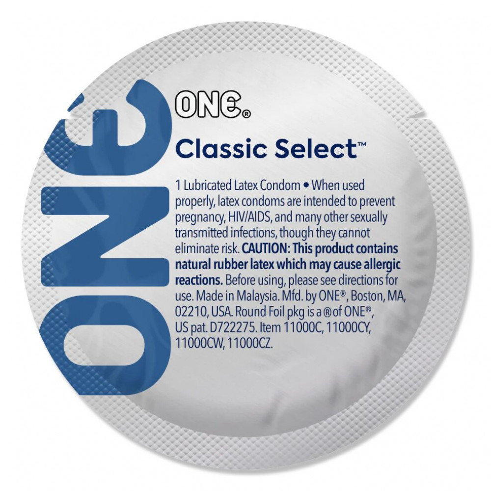 Презервативы - Презерватив ONE Classic Select - Contest Collection 1 шт