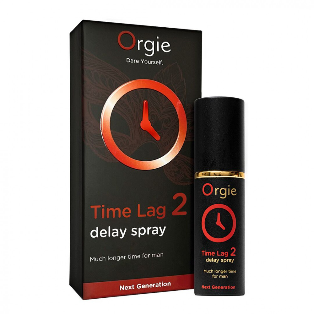 Пролонгатори та змазки - Спрей-пролонгатор Orgie Time Lag 2 Delay Spray, 10 мл, без анестетиків, з екстрактом даміани