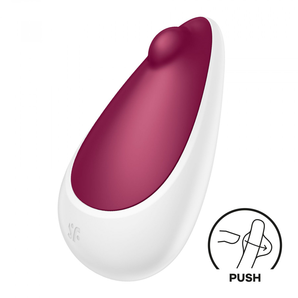 Вибропули и мини-вибраторы - Вибратор Satisfyer Spot On 3 Berry, компактный и мощный, 12 режимов