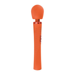 Вибромассажер Fun Factory VIM Vibrating Wand Orange, супермощный и легкий, до 6 часов работы