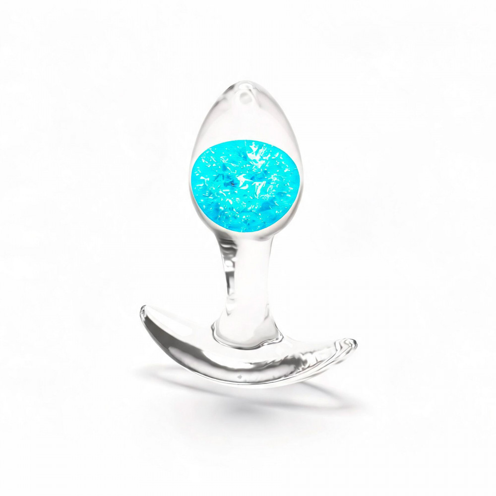 Анальные игрушки без вибрации - Анальная пробка NS Novelties Cosmic Glams - Small - Blue