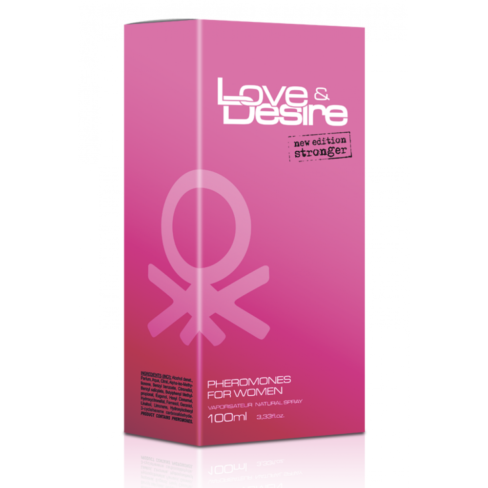 Різне - Туалетна вода з феромонами для жінок Love & Desire for Women, 100 ml 2