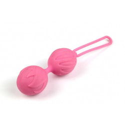 Вагинальные шарики Adrien Lastic Geisha Lastic Balls Mini Pink (S), диаметр 3,4 см, масса 85 г