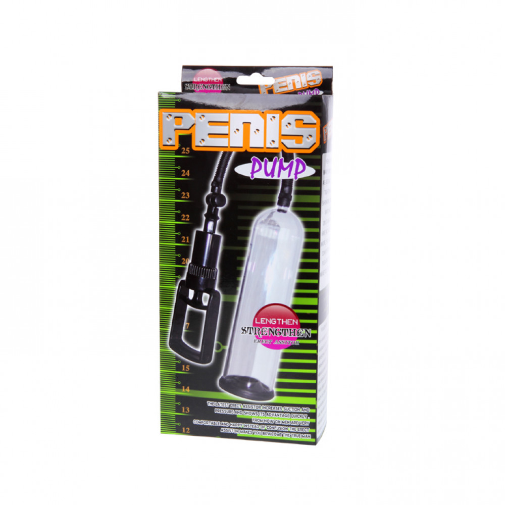 Помпы - Вакуумная помпа BAILE Penis Pump для увеличения члена, с насадками 9