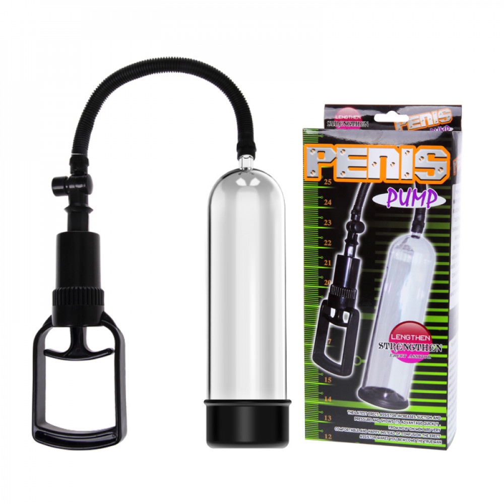 Помпы - Вакуумная помпа BAILE Penis Pump для увеличения члена, с насадками