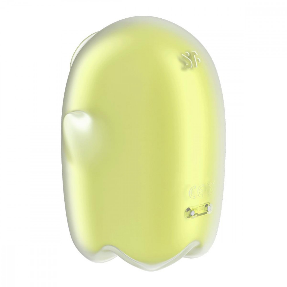 Разное - Вакуумный клиторальный вибратор с флуоресцентной поверхностью Satisfyer Glowing Ghost, желтый 4