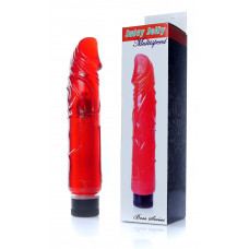 Вібратор Boss Series - Juicy Jelly Multispeed Red, (довжина 22 см, діаметр 4 см) BS6700075