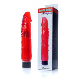 Вибратор Boss Series - Juicy Jelly Multispeed Red, ( длина 22 см, диаметр 4 см ) BS6700075