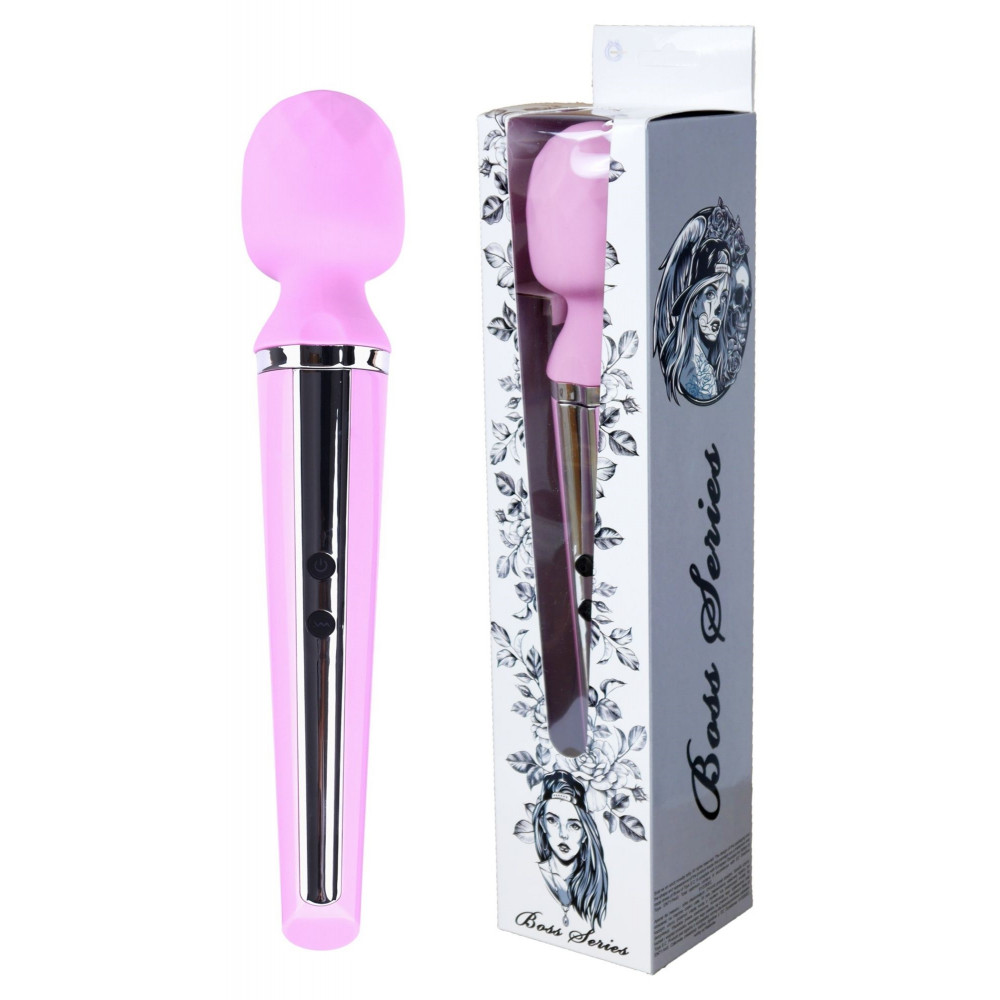 Вибратор - Вибромассажер Boss Series - Massager Genius USB Pink 10 Function, BS2200019