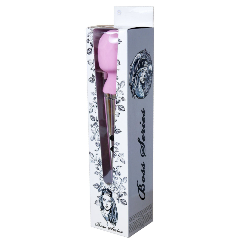 Вибратор - Вибромассажер Boss Series - Massager Genius USB Pink 10 Function, BS2200019 2