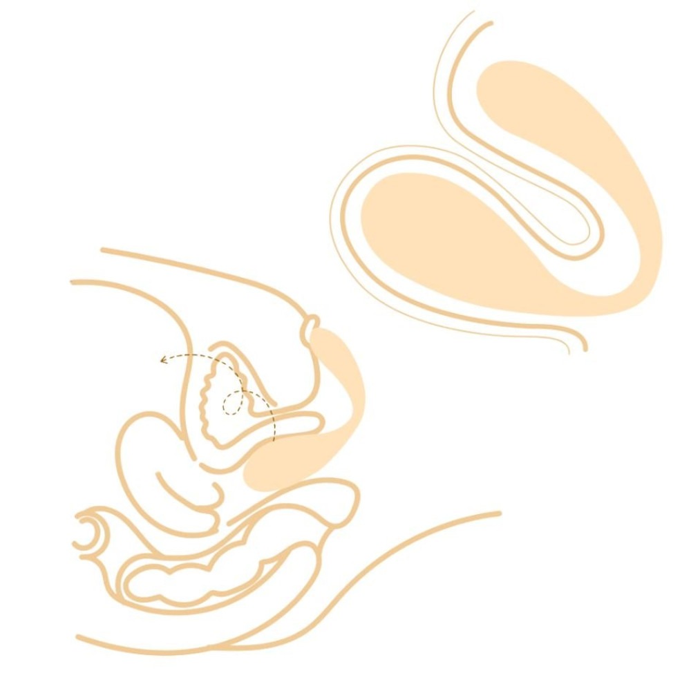  - Вібратор для пари BeYourLover Carla з керуванням з телефону, білий 2