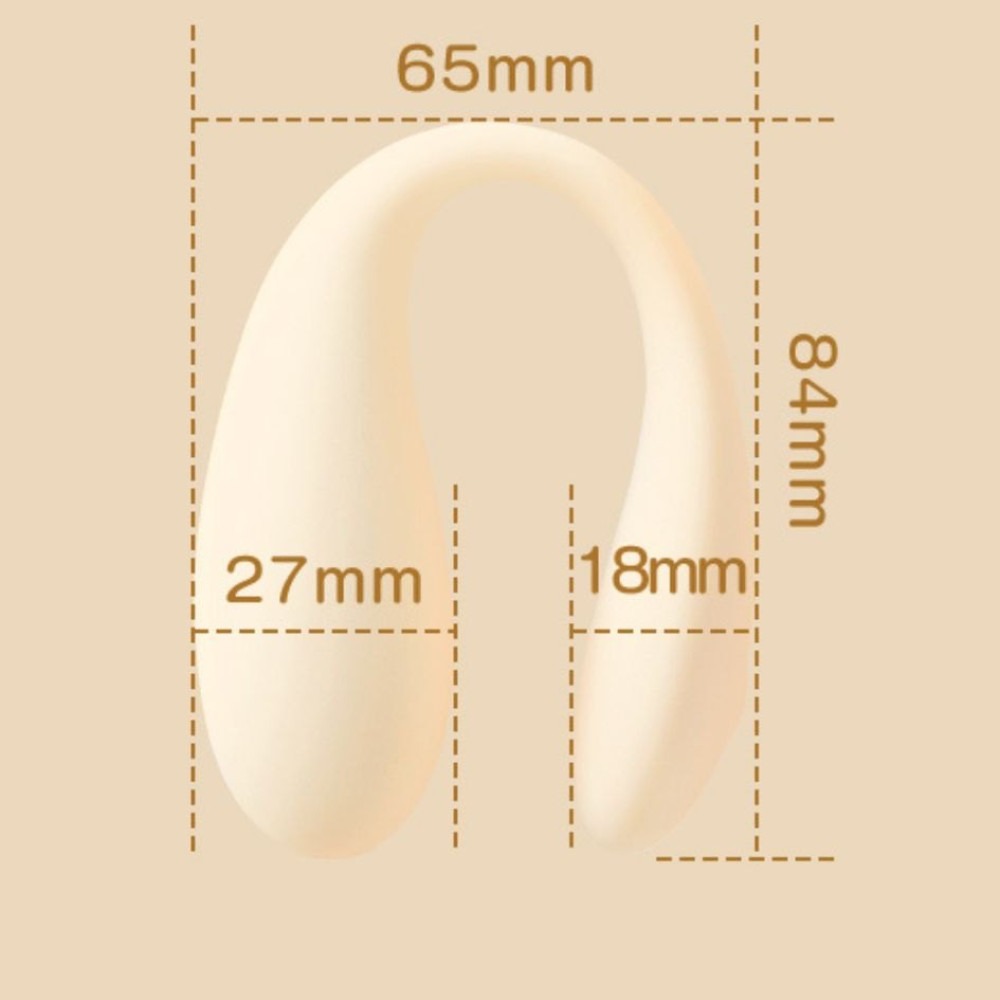  - Вібратор для пари BeYourLover Carla з керуванням з телефону, білий 10