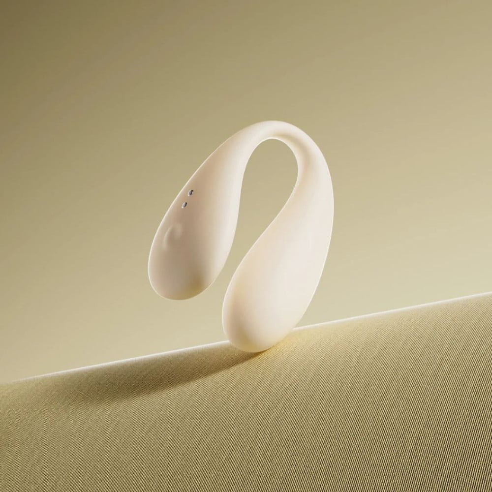  - Вібратор для пари BeYourLover Carla з керуванням з телефону, білий 8