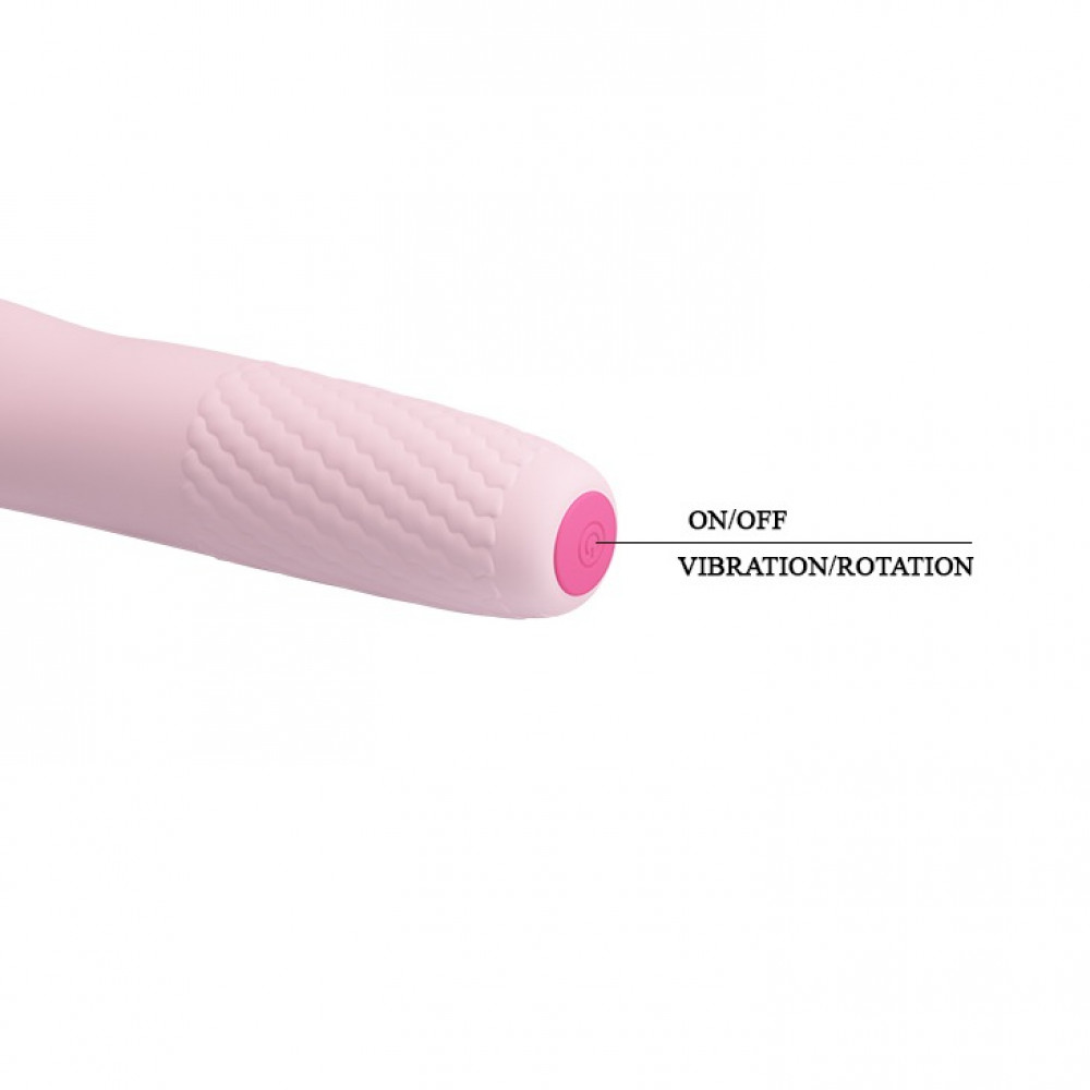 Різне - Вібратор універсальний з ротацією Pretty Love Burke рожевий 3