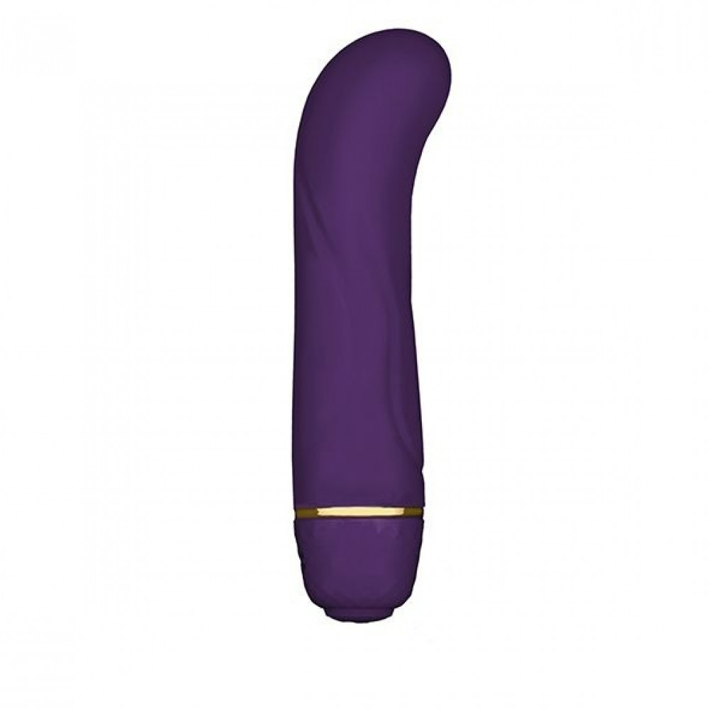 Секс игрушки - Вибратор для точки G в сумочке Rianne S, фиолетовый, 10 х 2.8 см 3