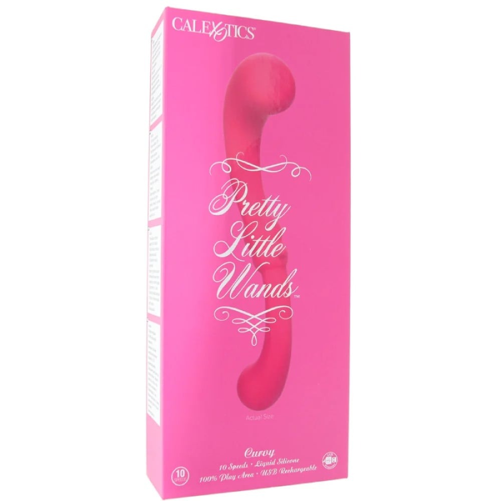Разное - Вибратор двухсторонний CalExotics Pretty Little Wands розовый 5