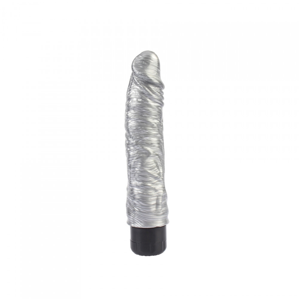 - Вибратор с ярко выраженной головкой Chisa Dark Muscle Chubby Beau, серебристый 1