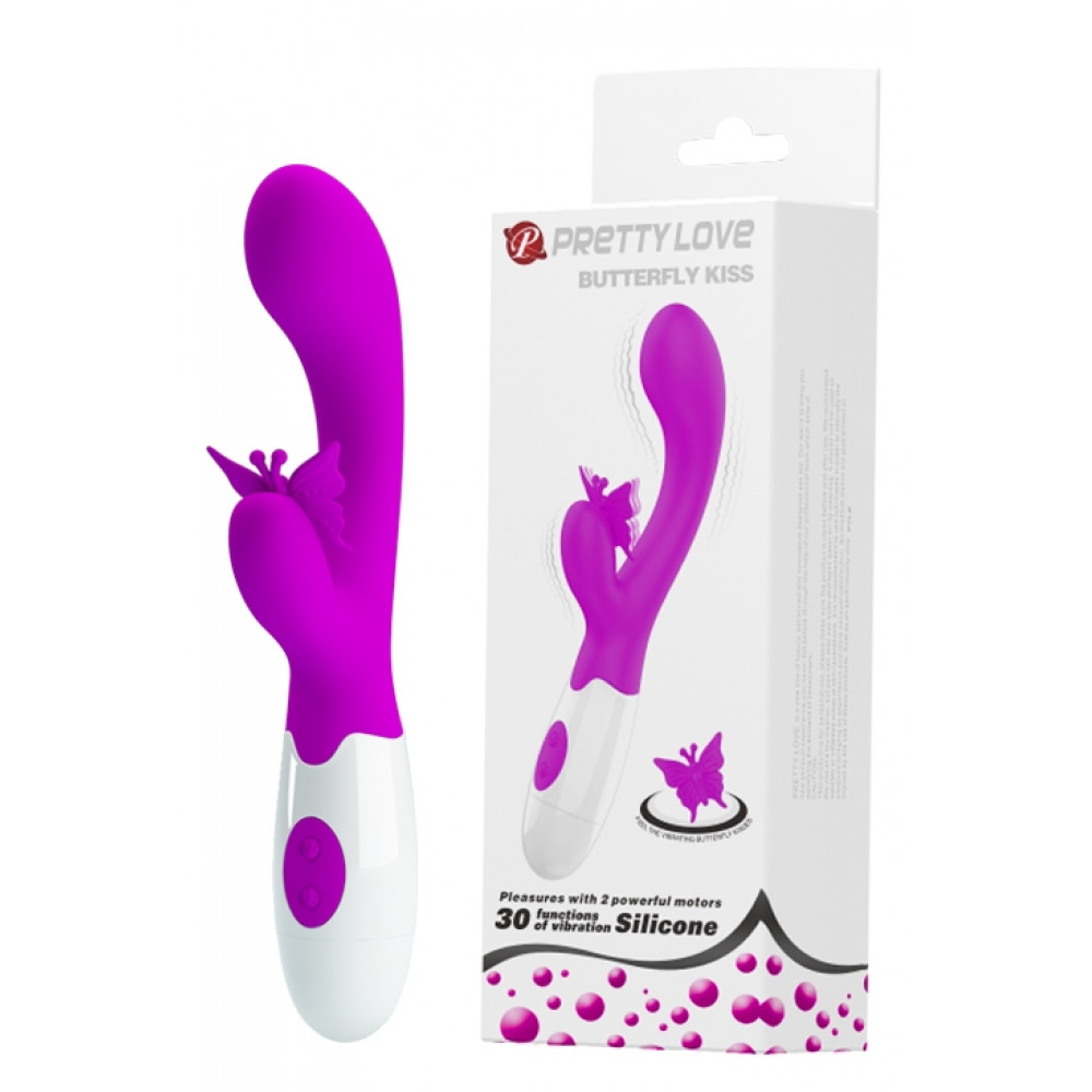 Різне - Вібратор серії Pretty Love - BUTTERFLY KISS, BI-014927