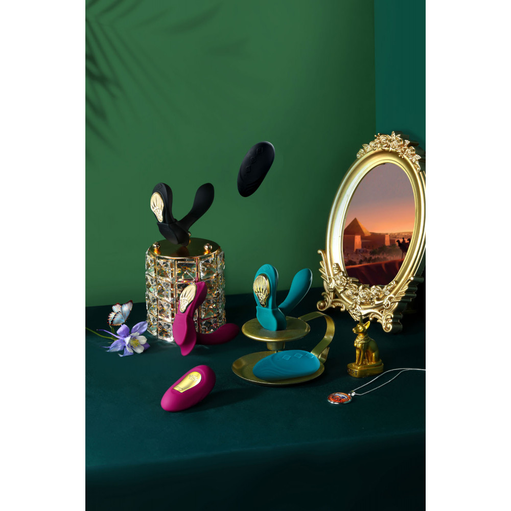 Вібропулі та міні-вібратори - Вібратор в трусики AYA Zalo Velvet Purple на пульті керування 2