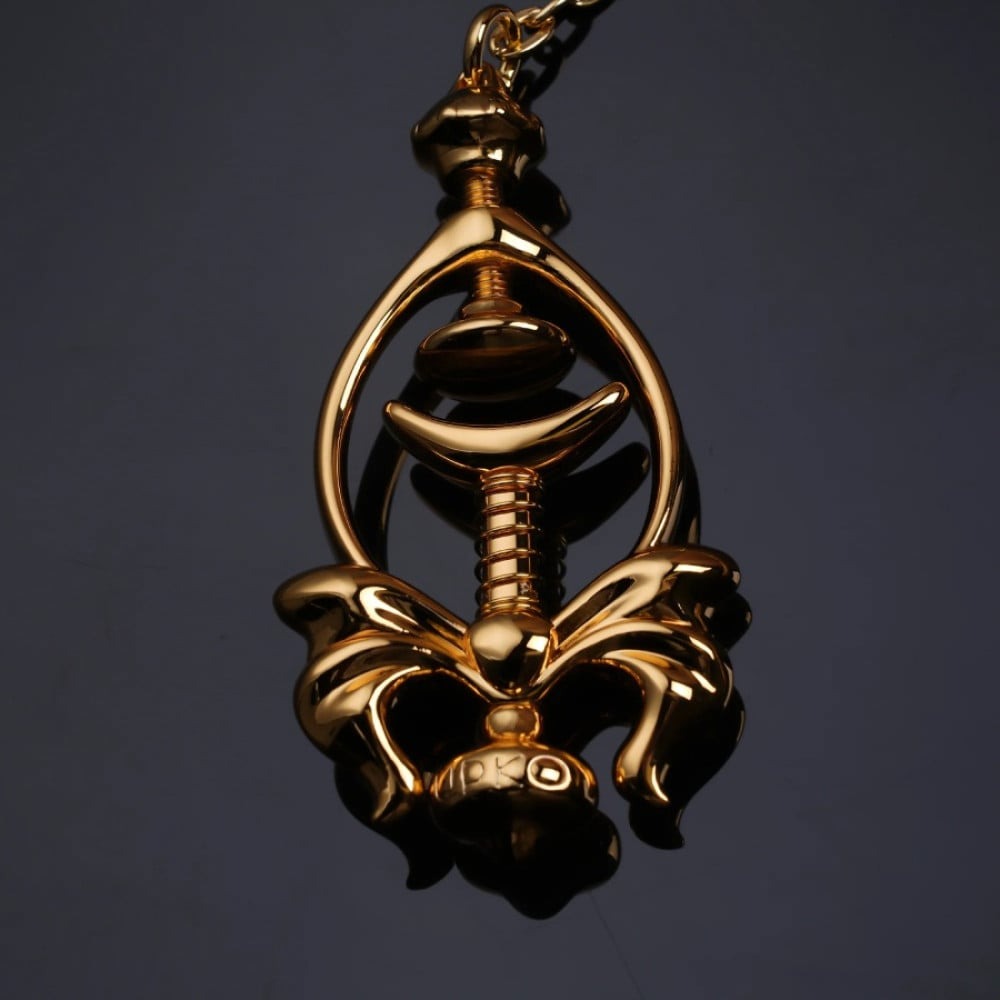 Різне - Затискачі для сосків UPKO Pulling Chain Nipple Clamps з ланцюжком-намиста, золотисті 8