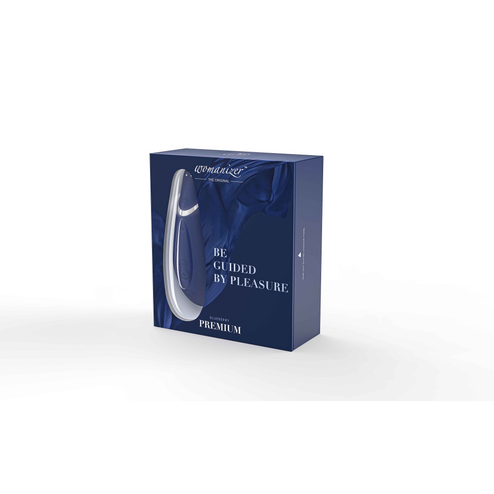 Клиторальный вибратор - Бесконтактный стимулятор клитора Цвет: черничный Womanizer Premium (Германия) 6