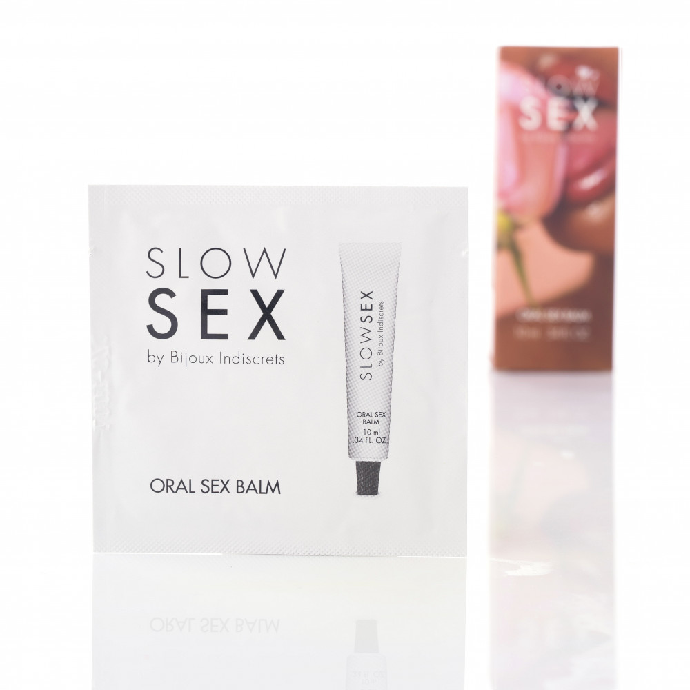  - САШЕТ Бальзам для орального секса ORAL SEX BALM Slow Sex, 2мл Bijoux Indiscrets (Испания)