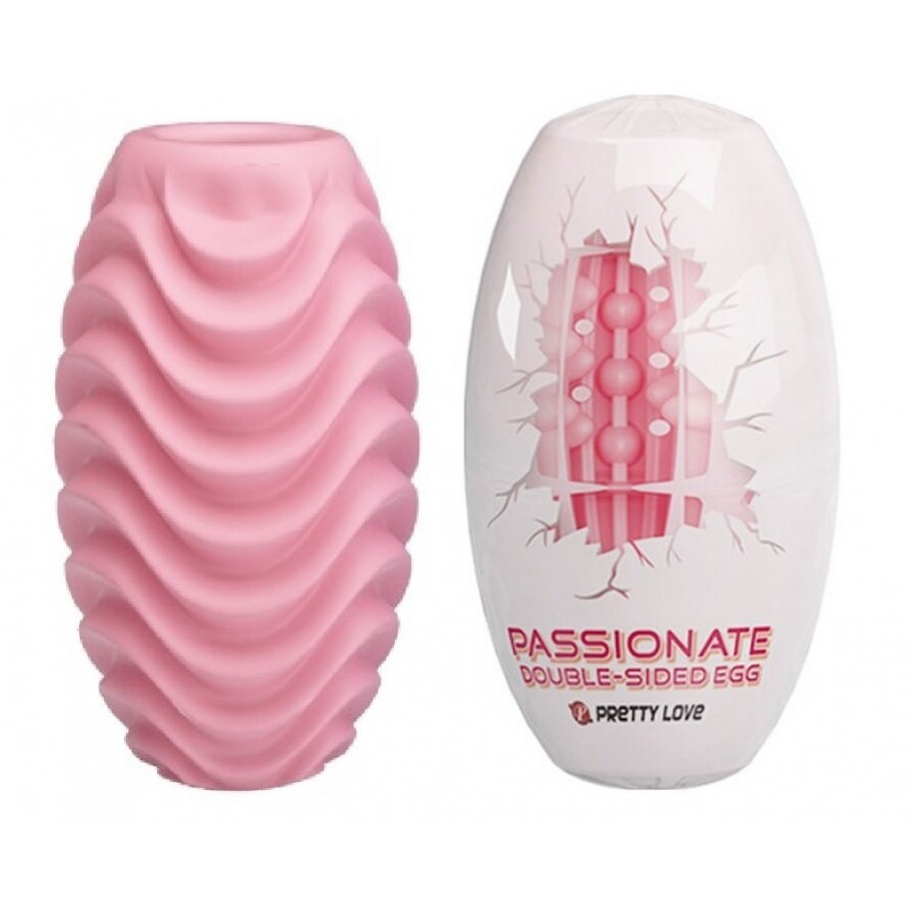 Мастурбаторы вагины - Мастурбатор яйцо Pretty Love - Passionate Double-Sided EGG, BI-014832-1