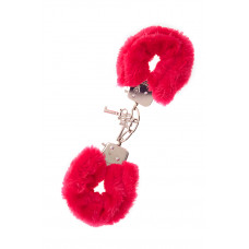 Наручники,Metal Handcuff with Plush, RED