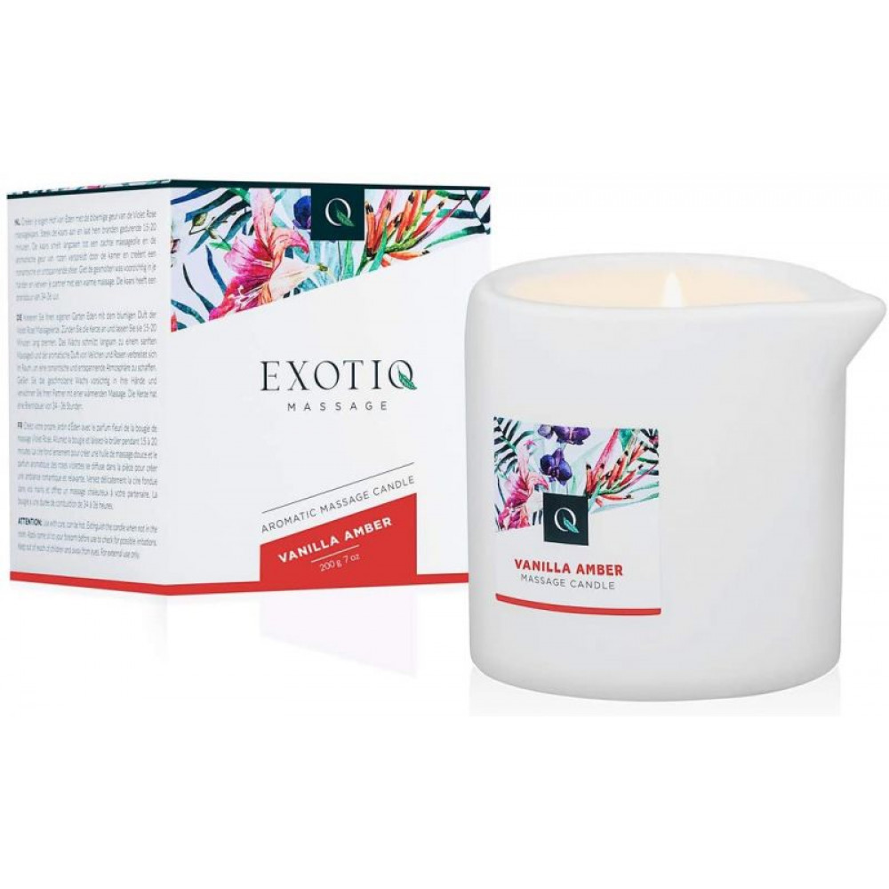 Массажные свечи - Массажная свеча Exotiq Massage Candle Vanilla 200g
