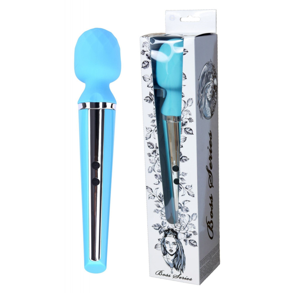 Вибратор - Вибромассажер Boss Series - Massager Genius USB Blue 10 Function, BS2200020