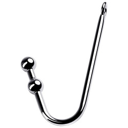 Анальный крюк с двумя шариками Runye металлический