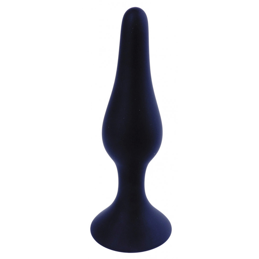 Анальные игрушки - Анальный плаг Silicone Plug Black - Medium, BS6400092 6