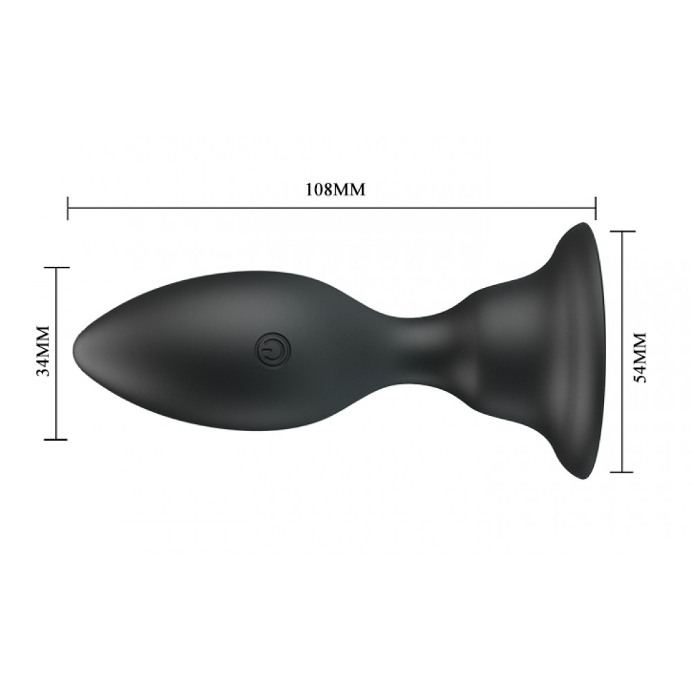 Різне - Анальний стимулятор з вібрацією PrettyLove-Push Over to Trigger vibration, BI-040076 7