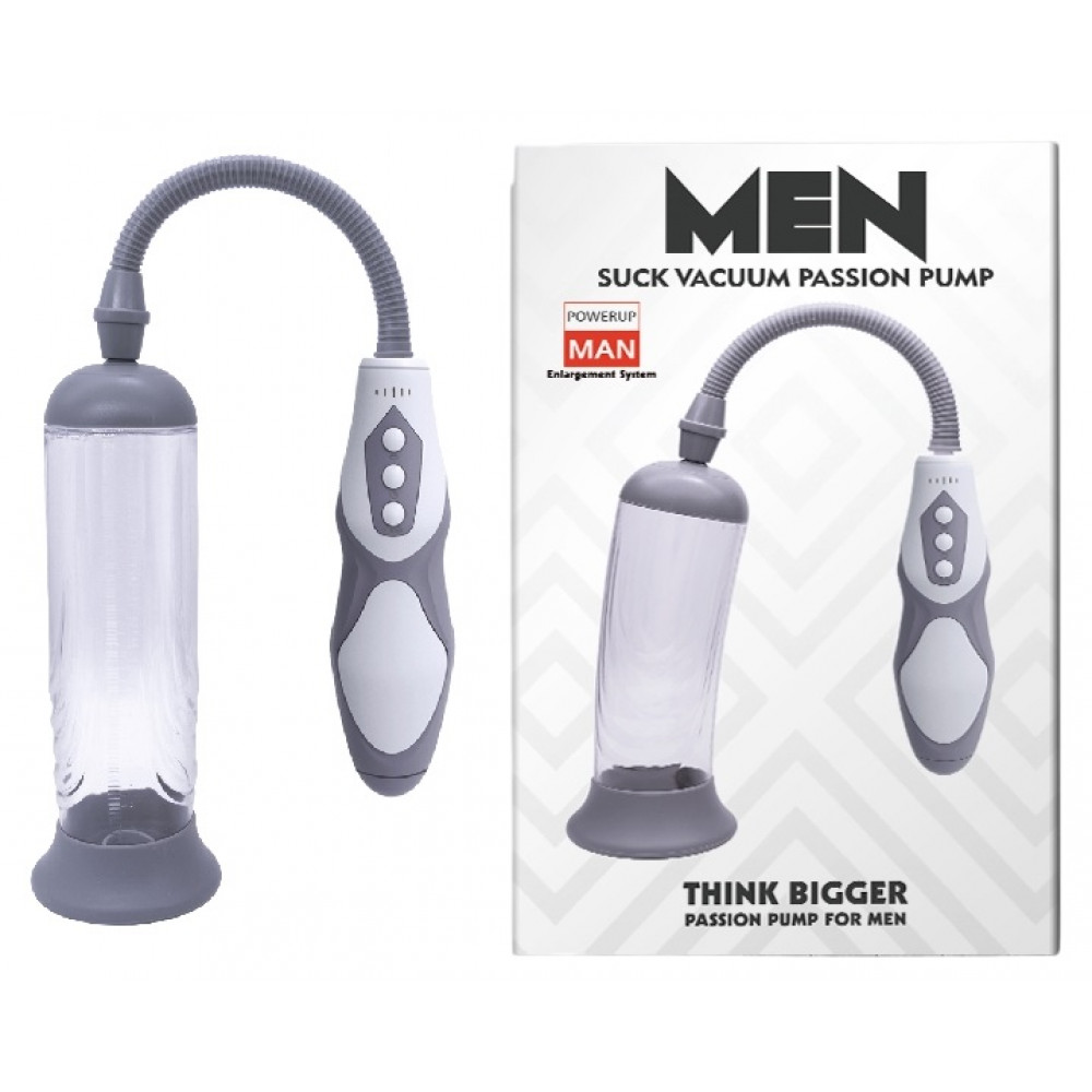 Помпы - Автоматическая вакуумная помпа с зарядкой от USB CANWIN Man Suck Vacuum Passion Pump - P688AU