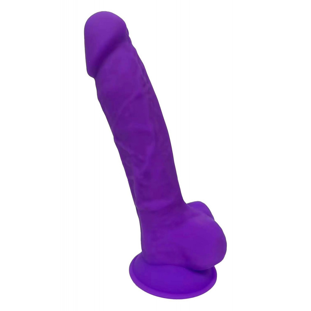 Фаллоимитаторы - Фаллоимитатор Dream Toys Real Love, фиолетовый, 3 см 4
