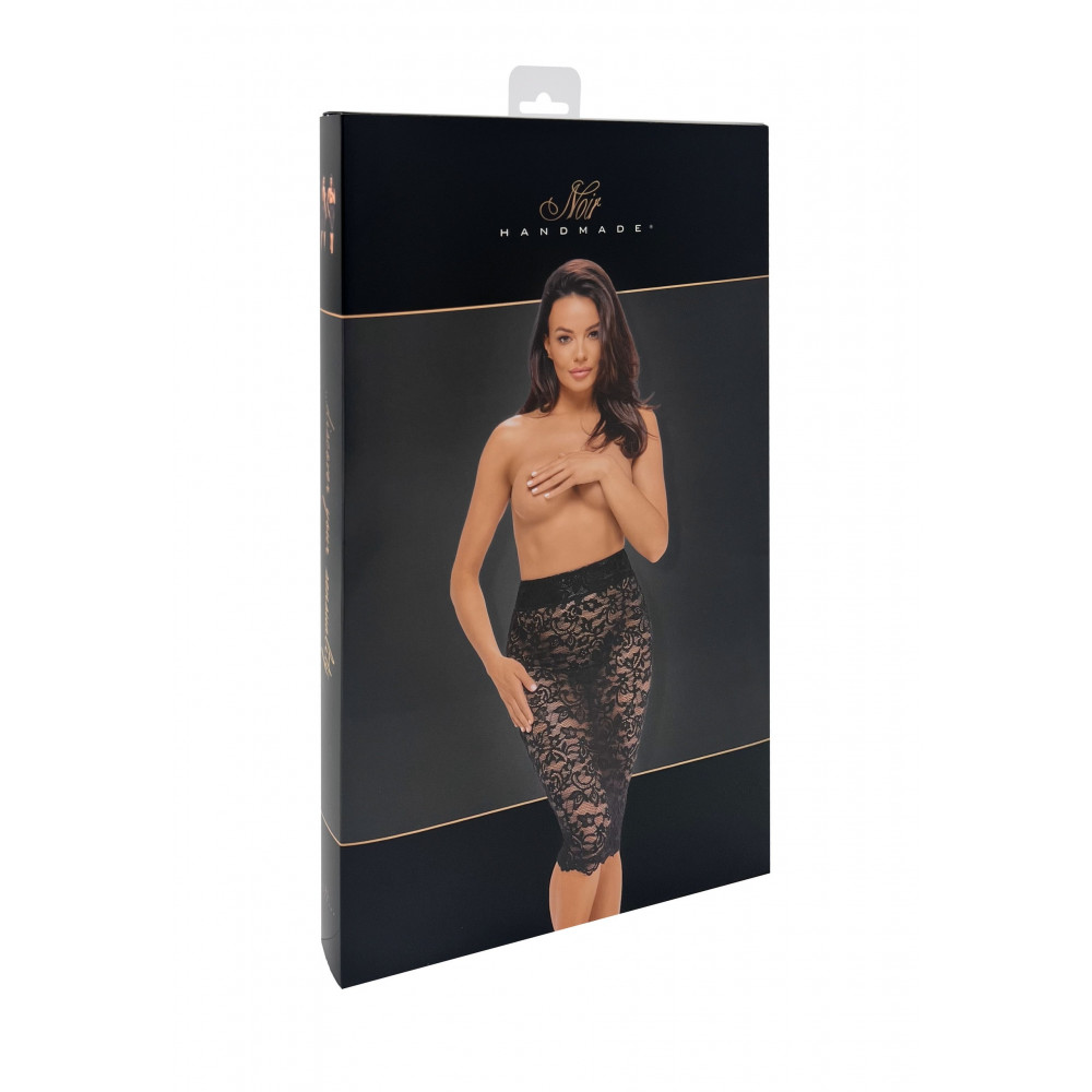 Різне - Мереживна спідниця Noir Handmade Ambivalence F302 зі шнурівкою, чорна, L 8