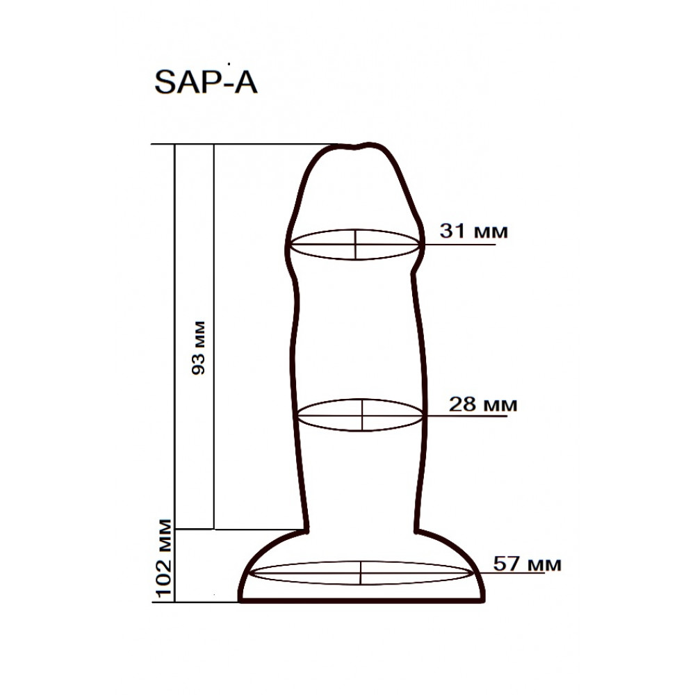 - Маленький фаллоимитатор на присоске OYO SAP-A (длина 10.2 см, диаметр 3.1 см) 4