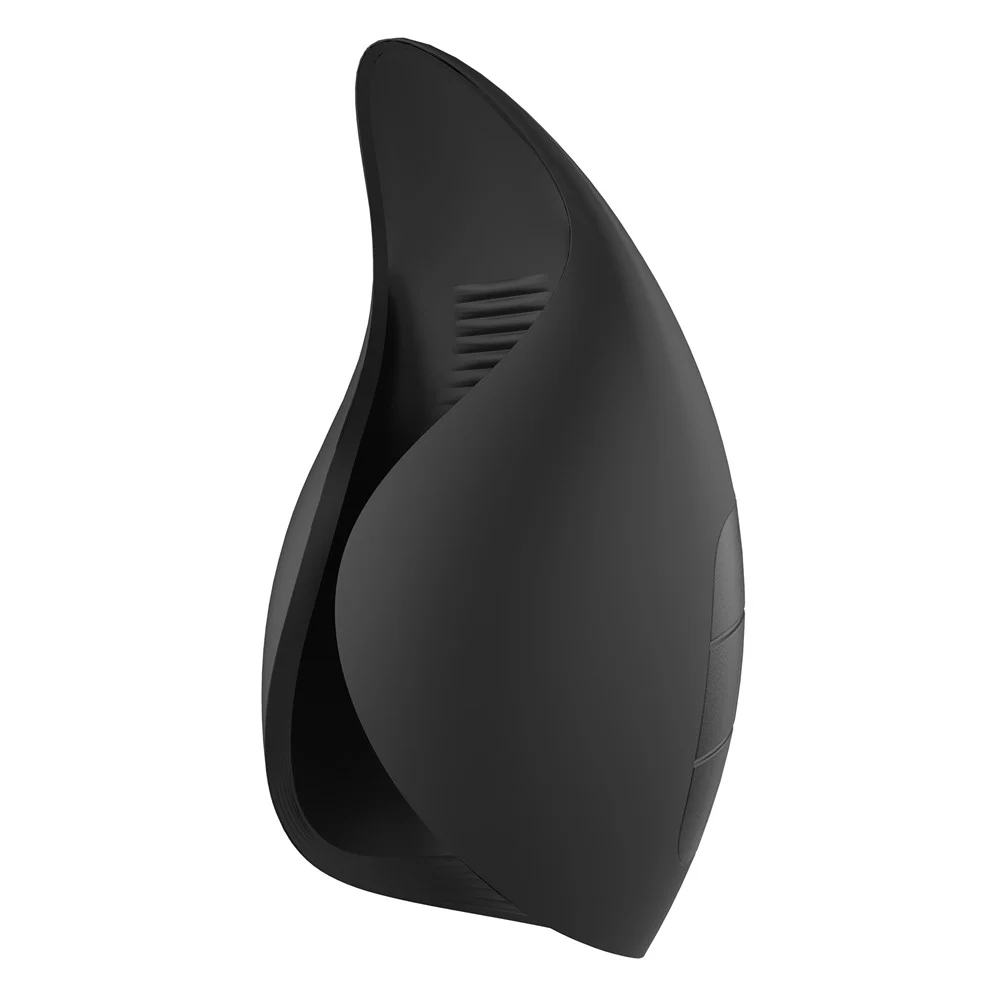 Мастурбаторы с вибрацией - Мастурбатор с вибрацией Dream Toys Essentials, открытый, нереалистичный, черный, 13 см