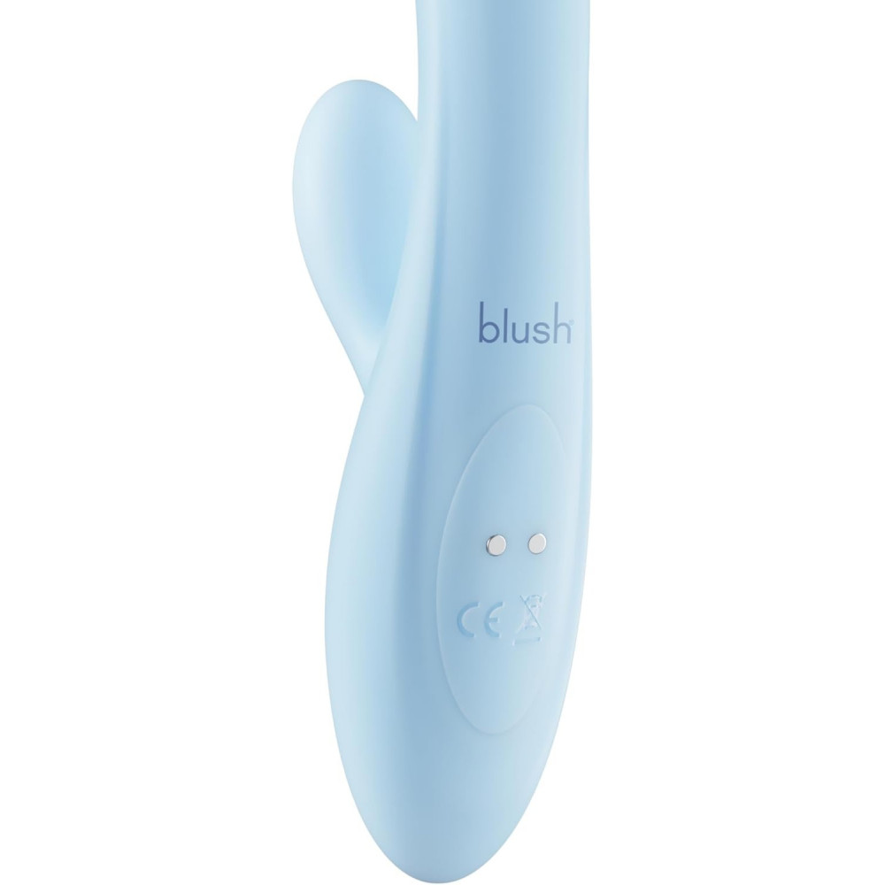 Разное - Вибратор-кролик Blush Play with Me для точки G и клитора, голубой 1
